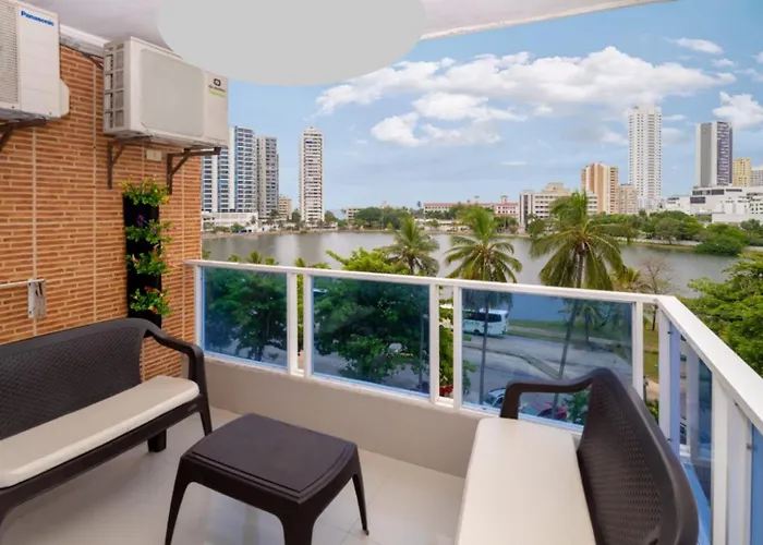 Al-1C Apartamento De 1 Alcoba Cerca Al Mar Aire Acondicionado Wifi Y Piscina