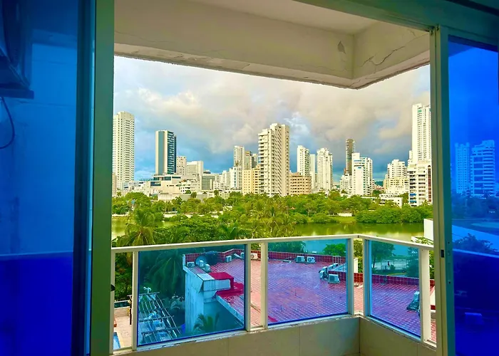 1C-Al2J Apartamento De 1 Alcoba Cerca Al Mar Con Aire Acondicionado Piscina Y Wifi