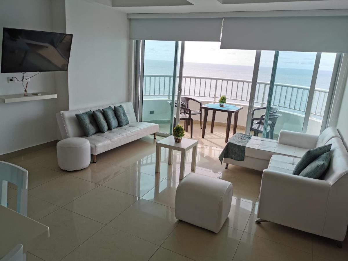 Apto Frente Al Mar Bocagrande Apartamento *