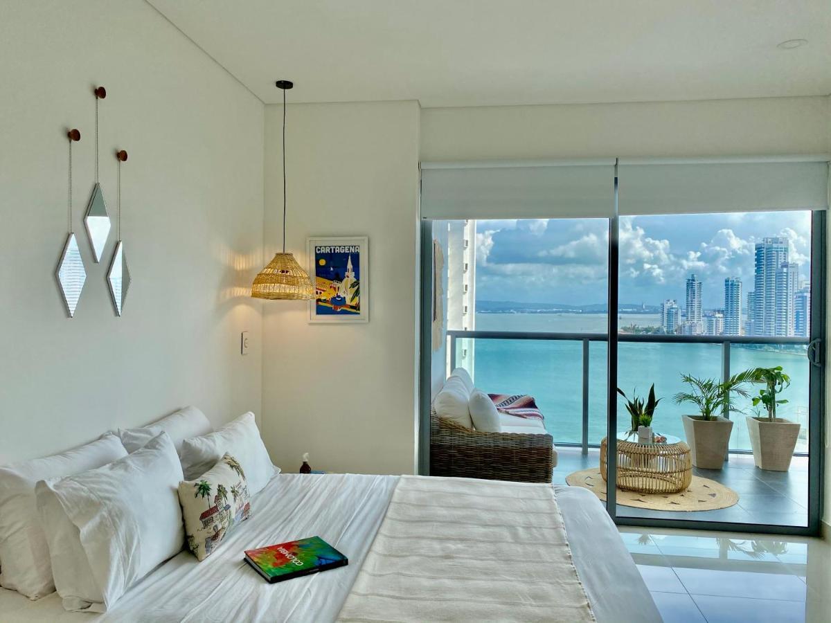 Apartamento 1bd Amazing View-modern Apt-luxury Building Cartagena