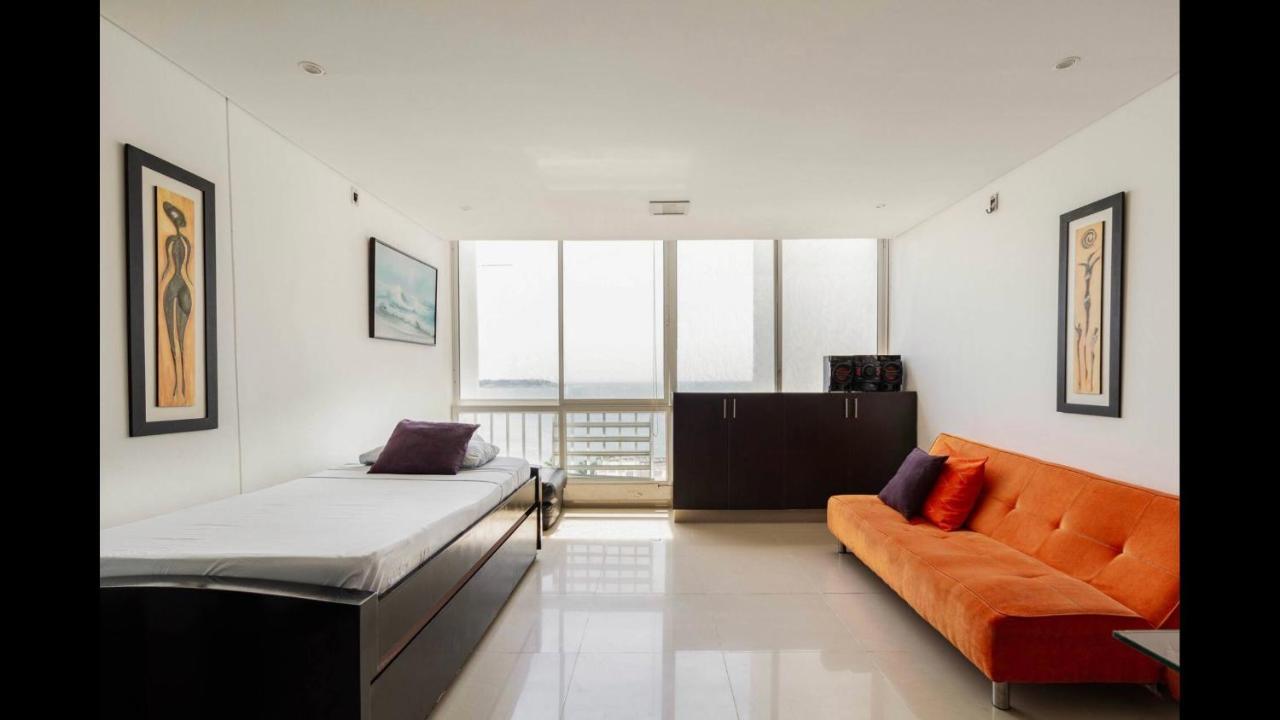 Apartamento Con Piscina A Una Cuadra De La Playa Cartagena