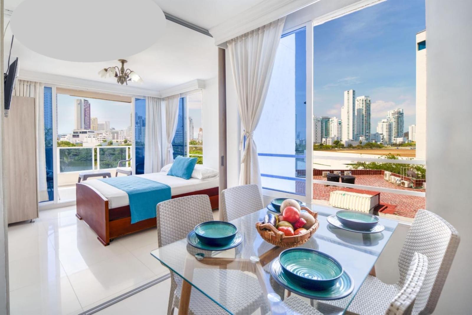Apartamento Al-1c De 1 Alcoba Cerca Al Mar Aire Acondicionado Wifi Y Piscina *