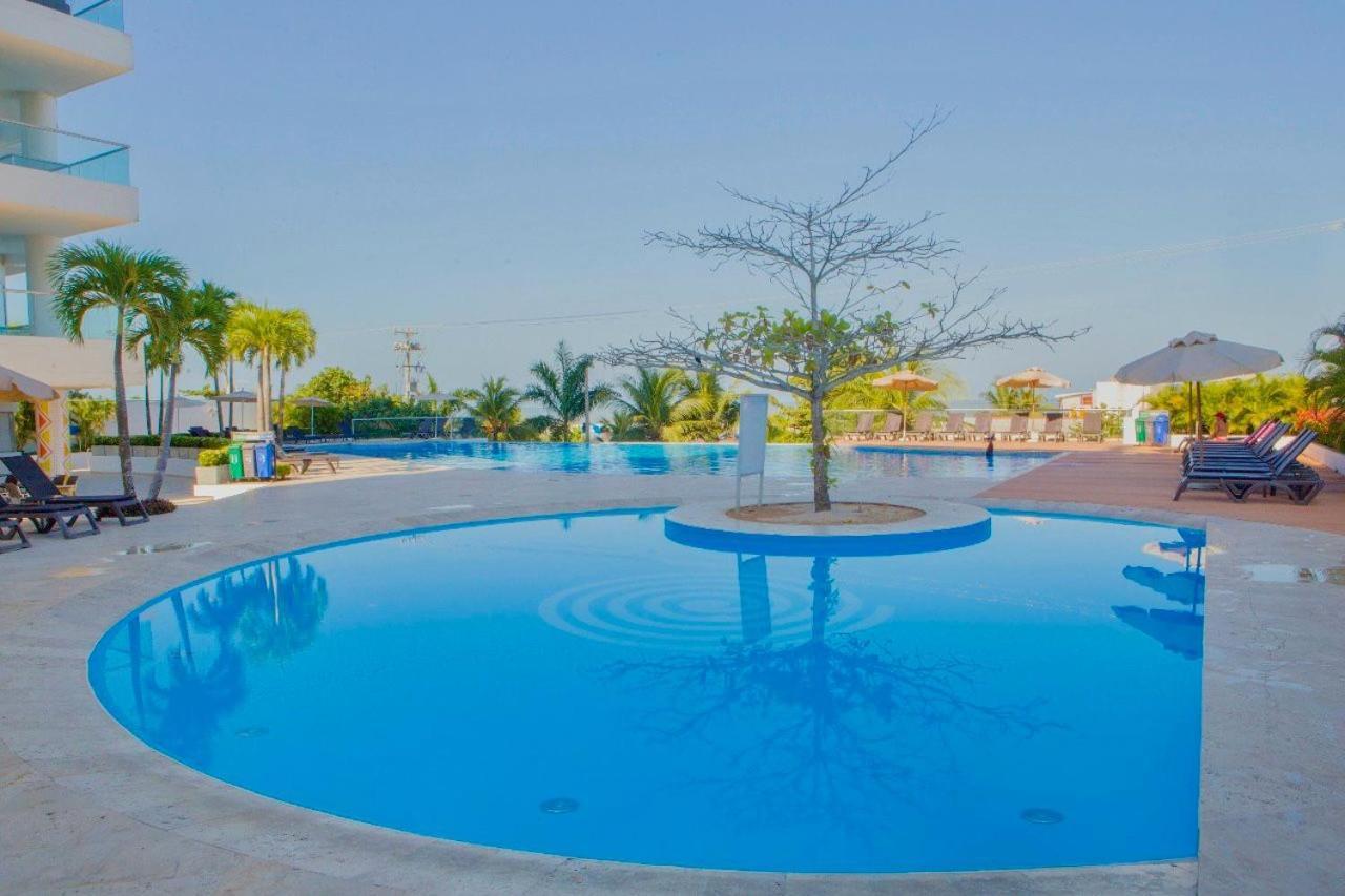 Apartamento Con Vista Al Mar En Sonesta Con Salida Directa A La Playa Cartagena