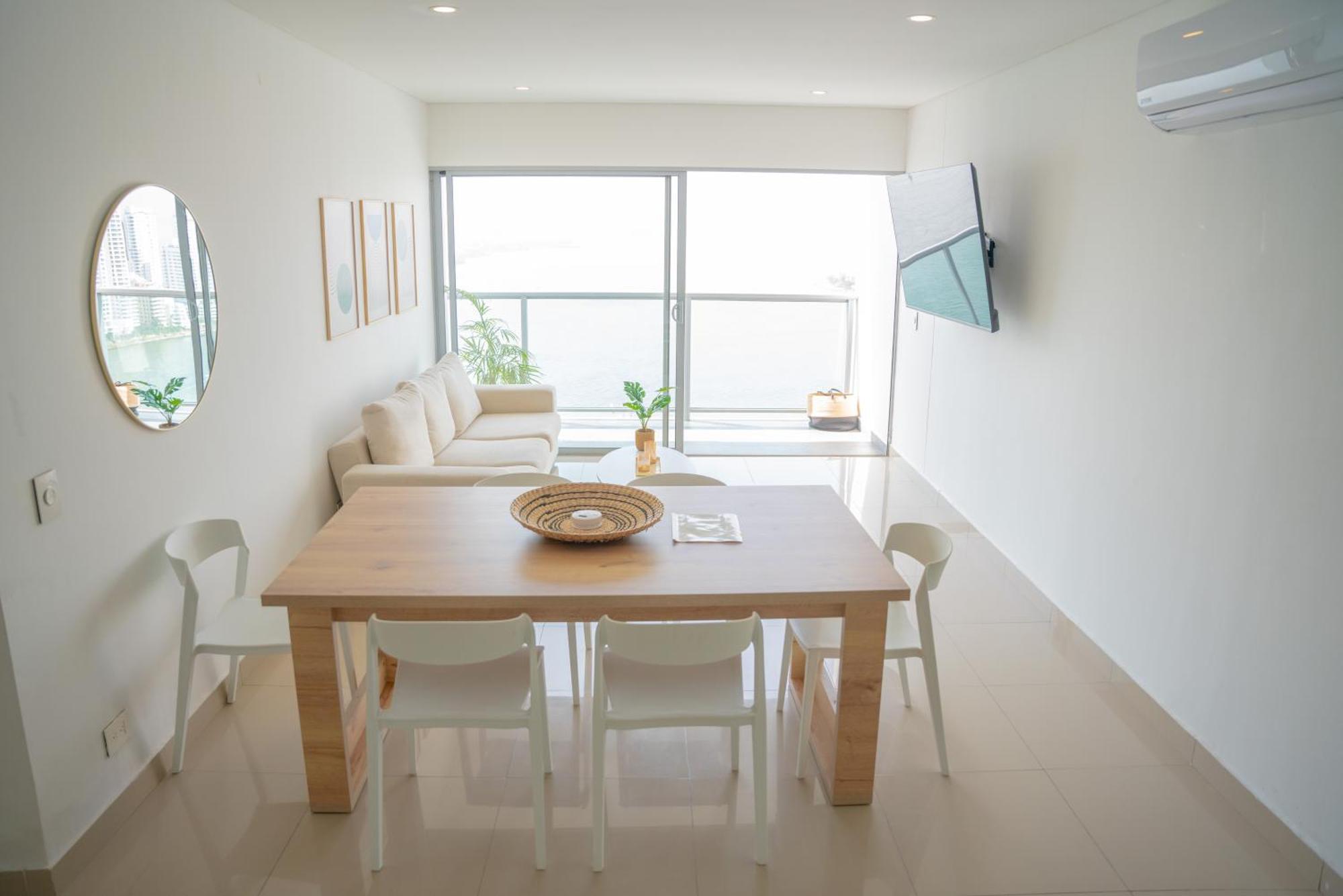 Apartamento 3bd Condo-amazing View-modern Apt-luxury Building Cartagena