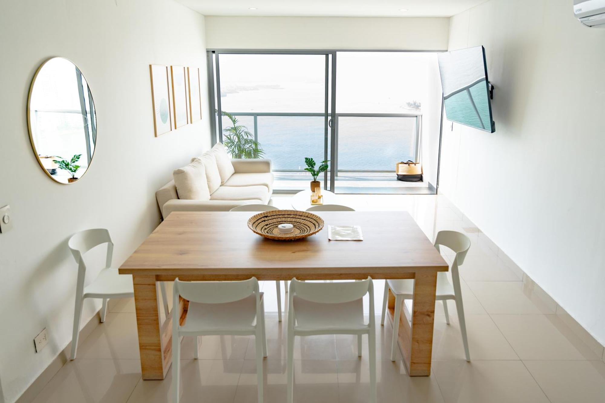 Apartamento 3bd Condo-amazing View-modern Apt-luxury Building Cartagena