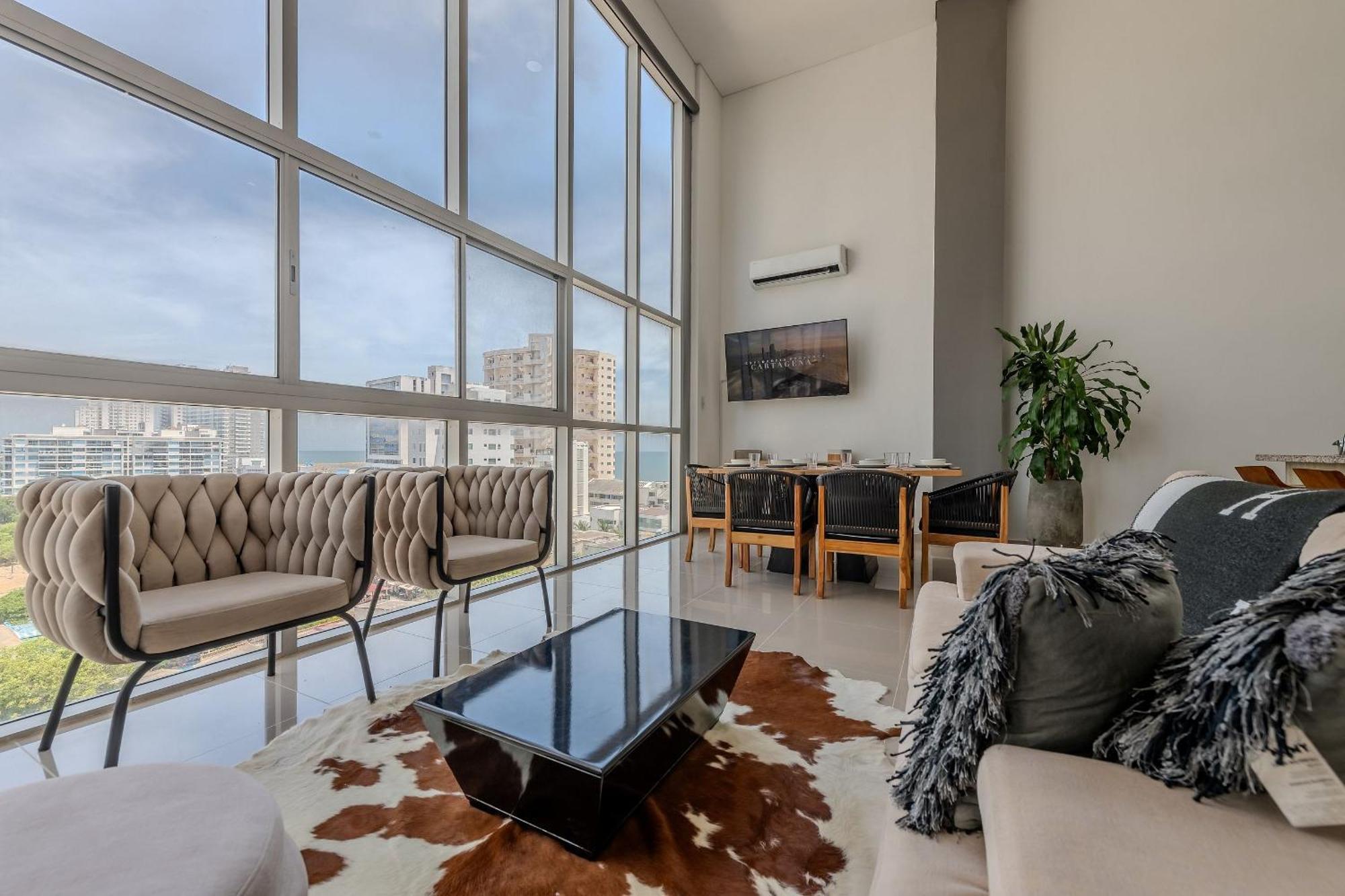 Modern 3br Duplex Apt. Great View And Location * Cartagena