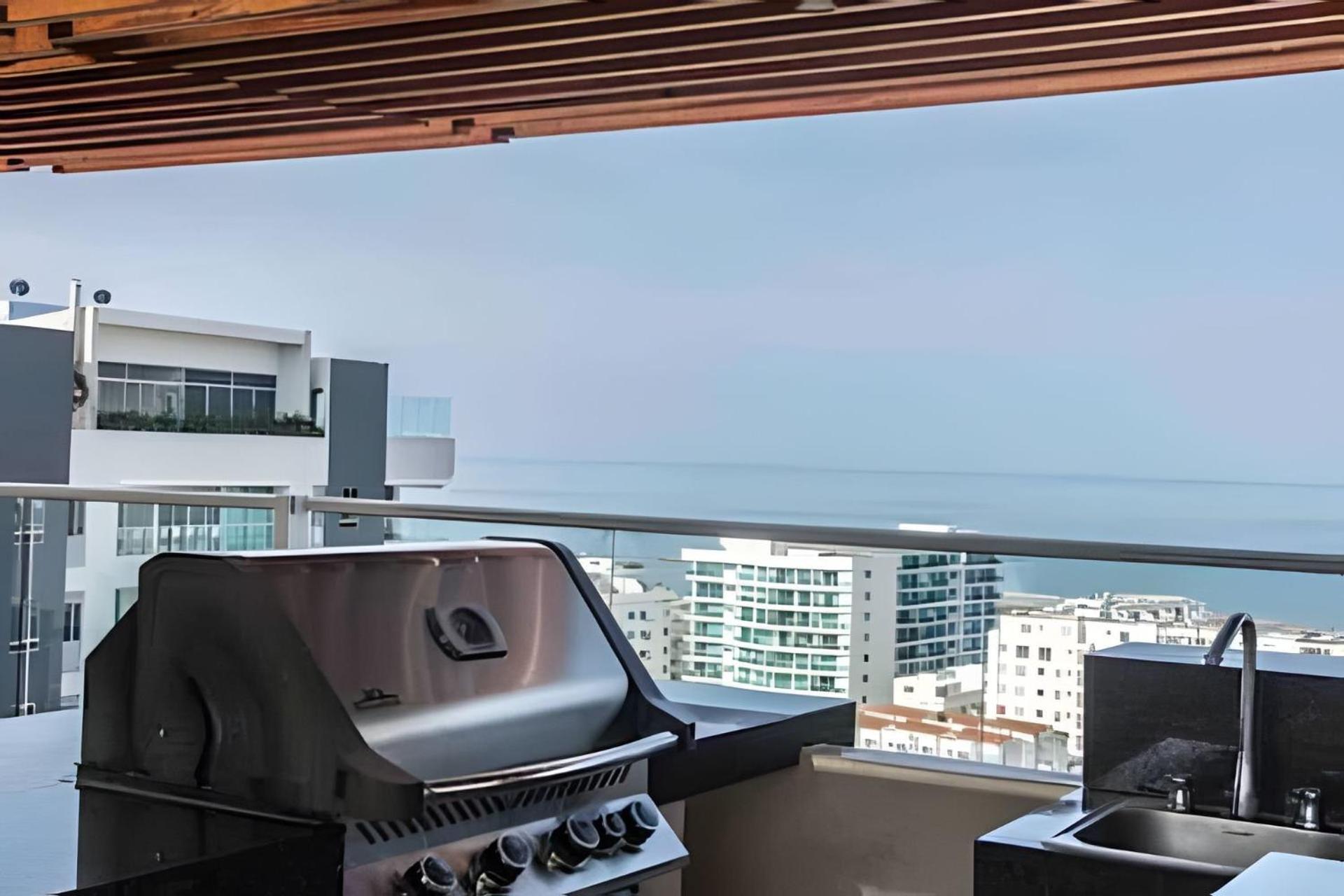 Apartment Luxury 2br Jacuzzi Sea View 14th Floor Cartagena