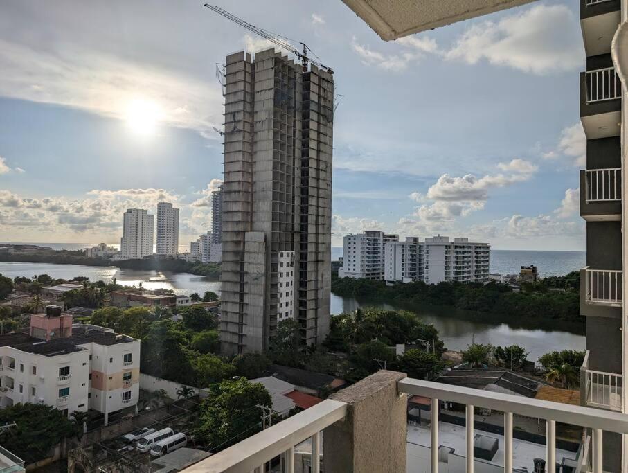 Con 3 Y Vista Directa Al Mar Apartamento Cartagena