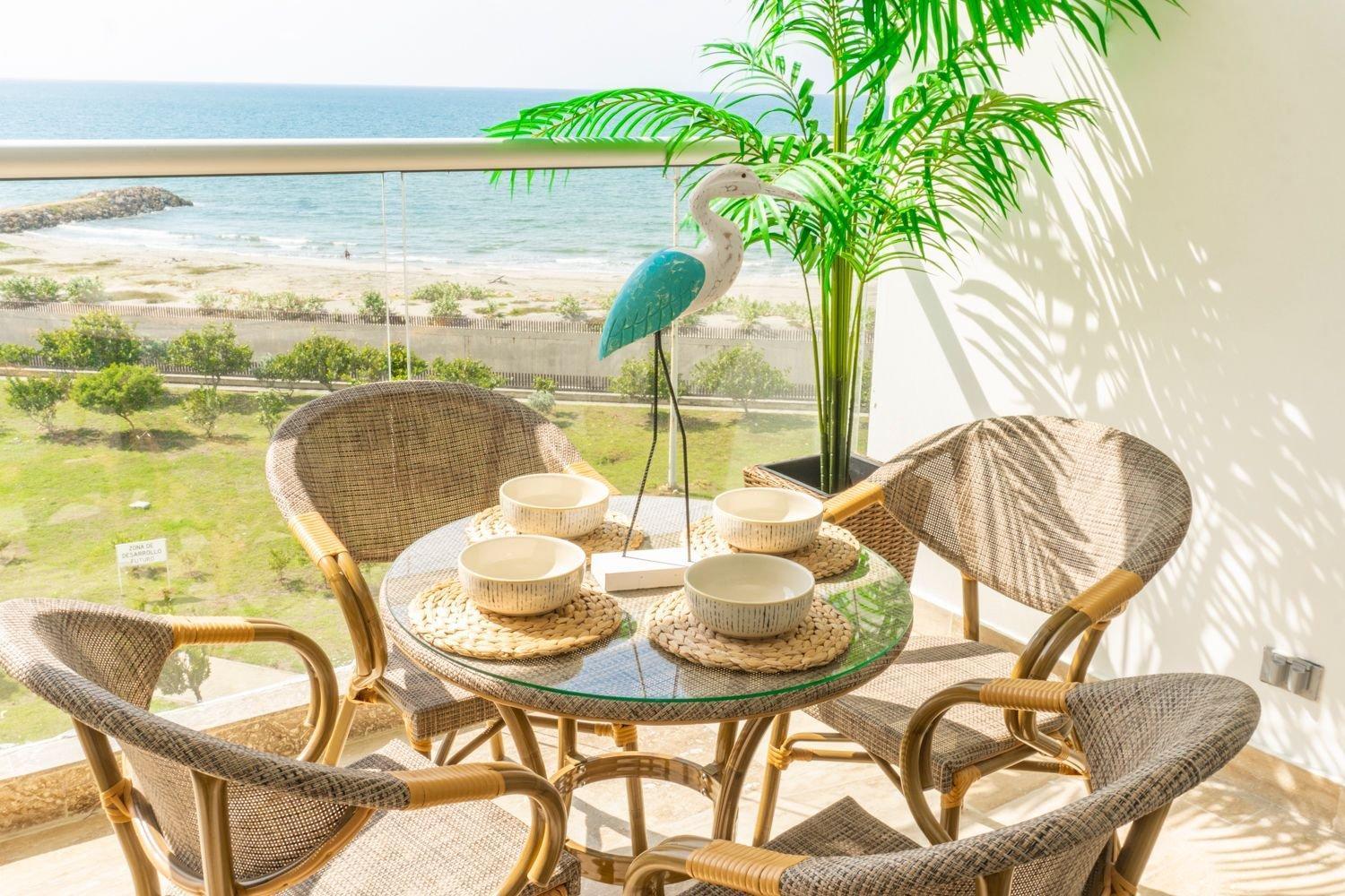 Cb715 Exclusiva Hermosa Vista Al Mar - Atardecer Oceanfront View Apartment *
