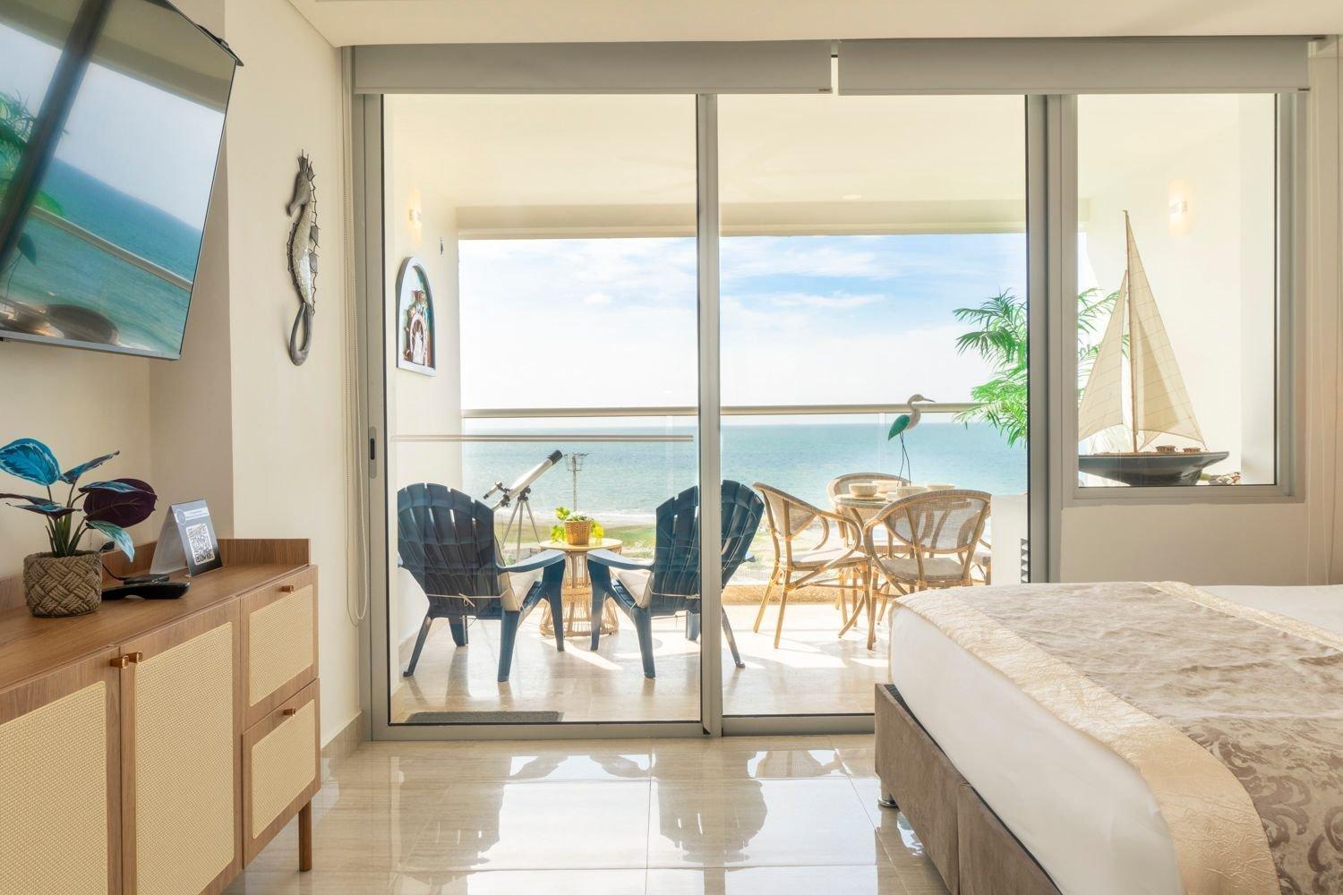 Cb715 Exclusiva Hermosa Vista Al Mar - Atardecer Oceanfront View Apartment
