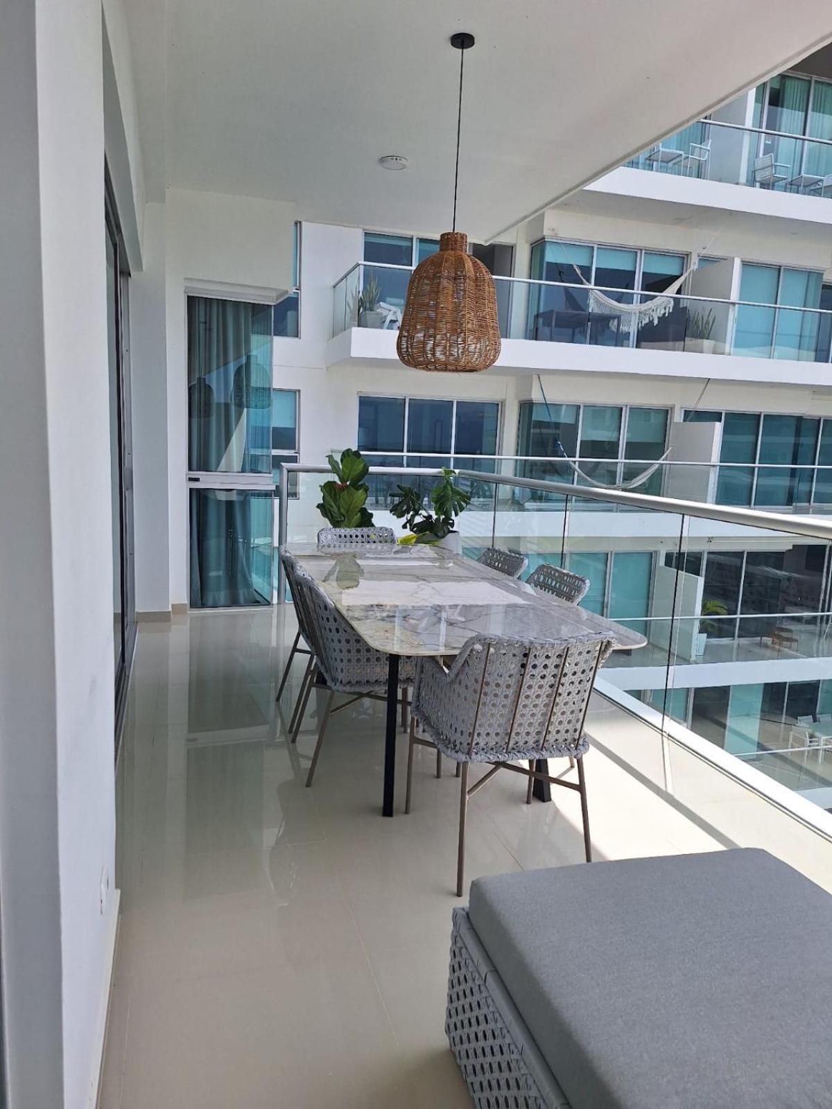 Lujoso Apto Con Vista Al Mar En Morros Ultra Apartamento Cartagena