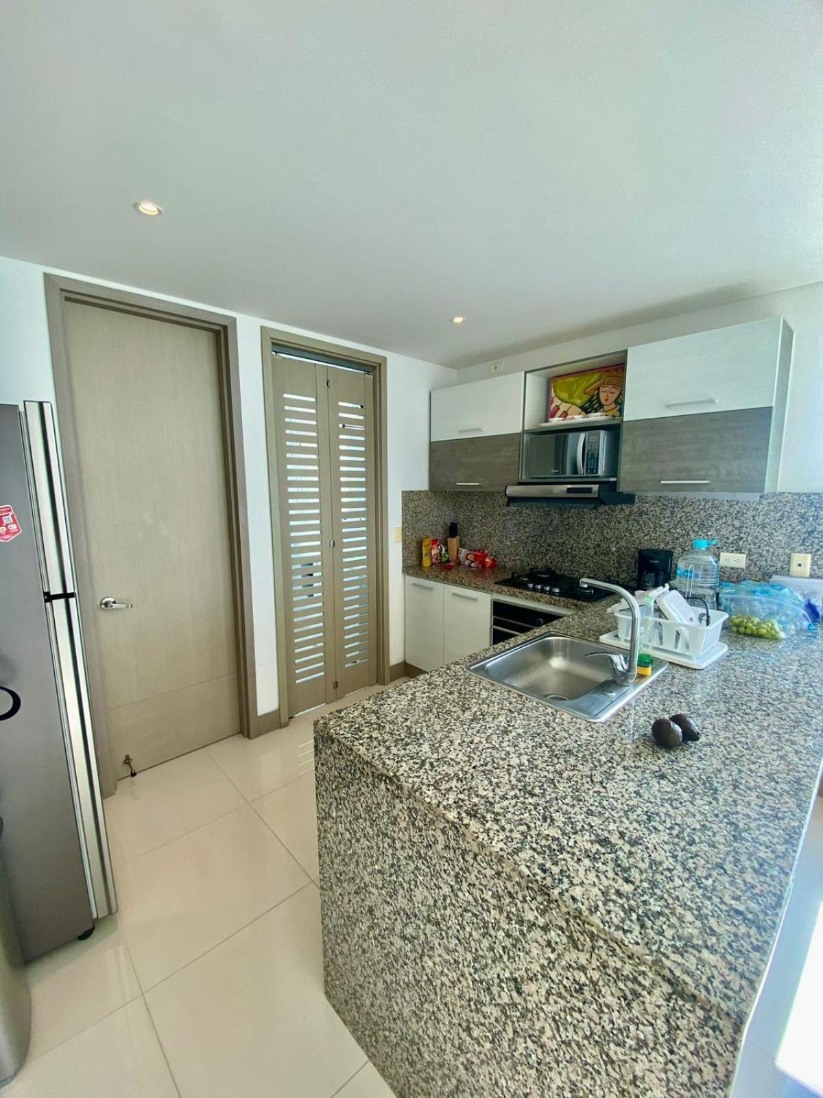 Apartment 2p1-al De 2 Alcobas Frente Al Mar Con Aire Acondicionado Y Wifi Cartagena