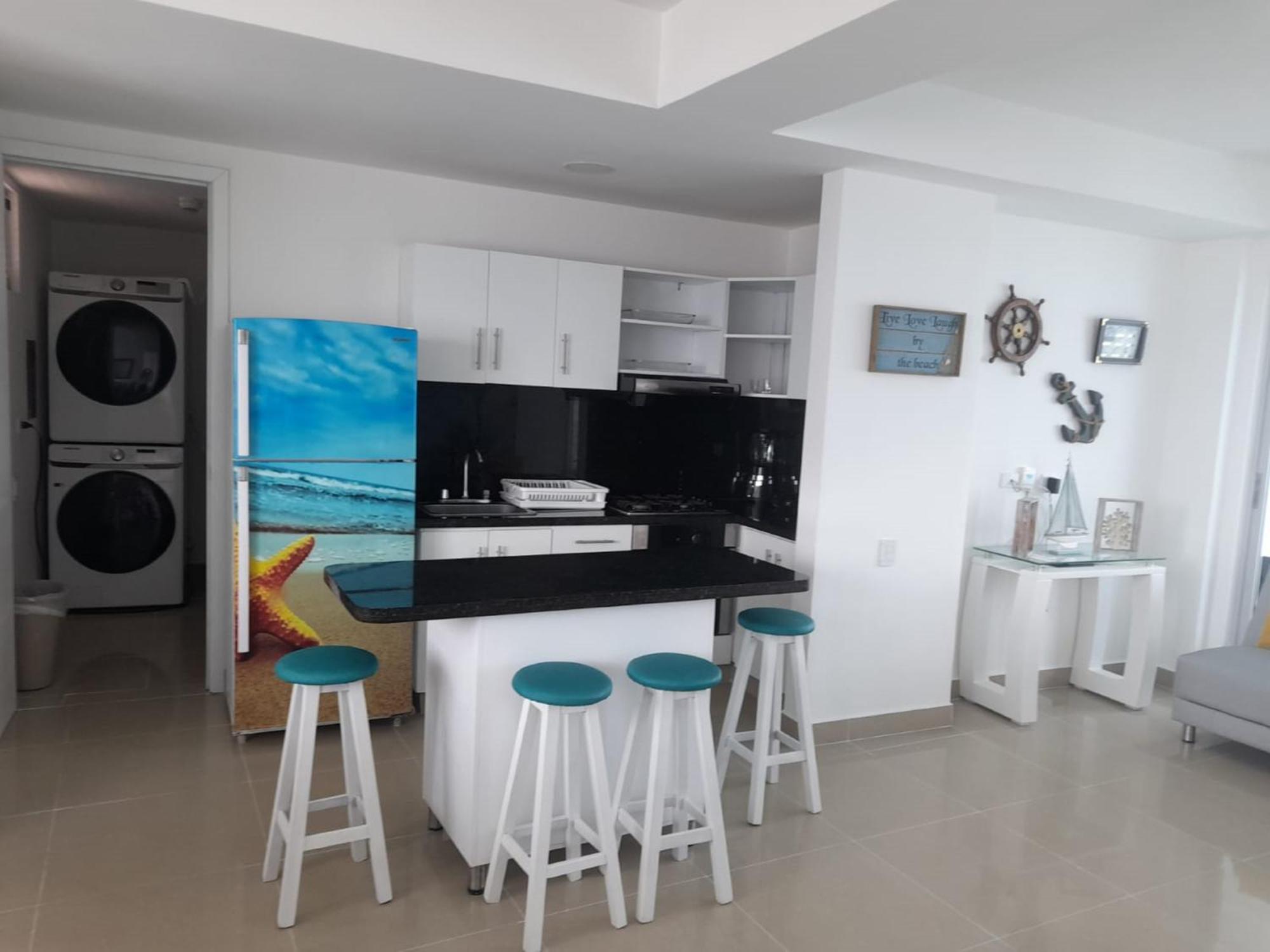 2p1-al De 2 Alcobas Frente Al Mar Con Aire Acondicionado Y Wifi Apartment Cartagena