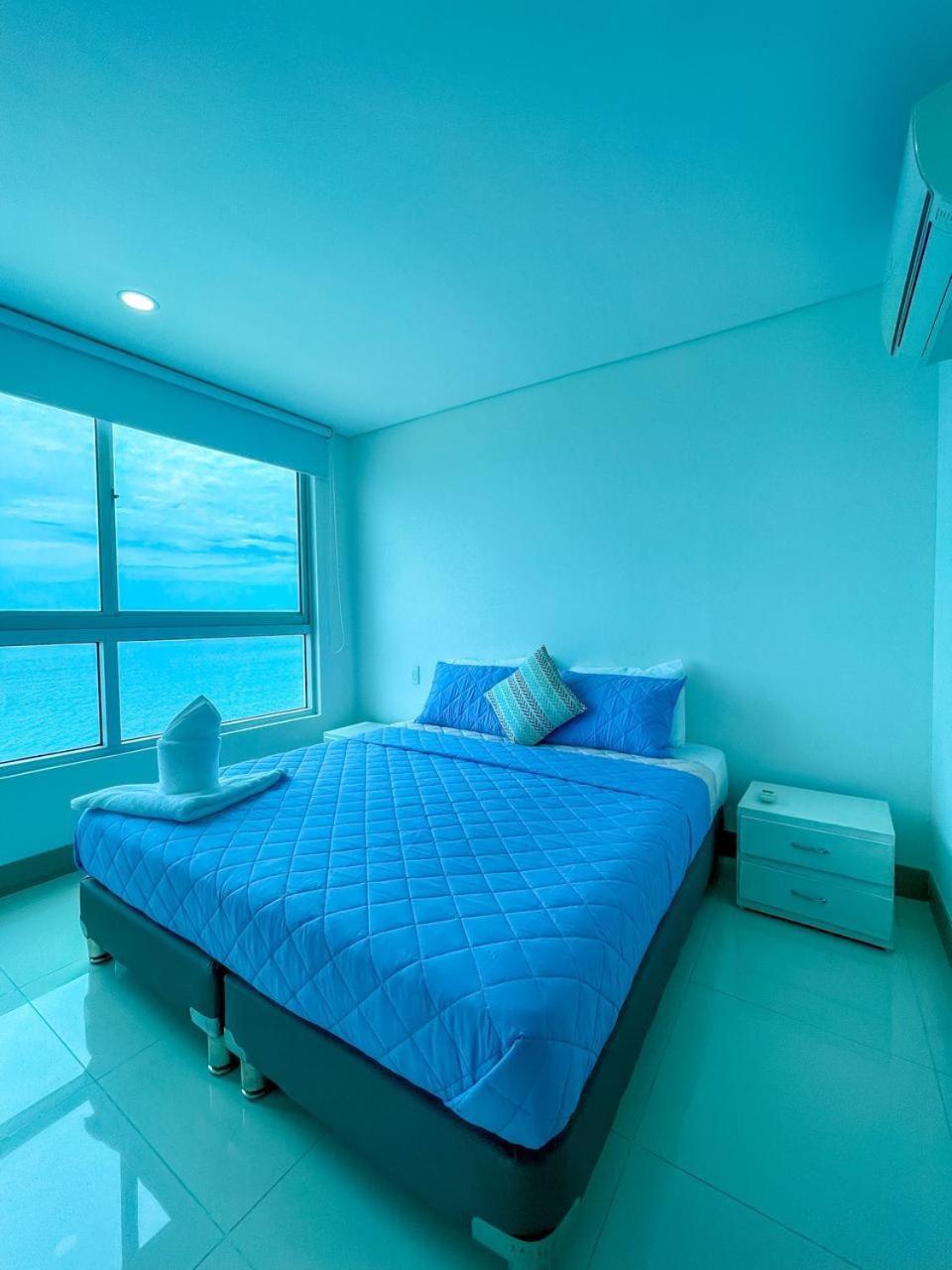 Apartment 2p1-al De 2 Alcobas Frente Al Mar Con Aire Acondicionado Y Wifi