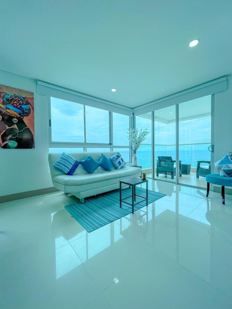 Apartment 2p1-al De 2 Alcobas Frente Al Mar Con Aire Acondicionado Y Wifi *
