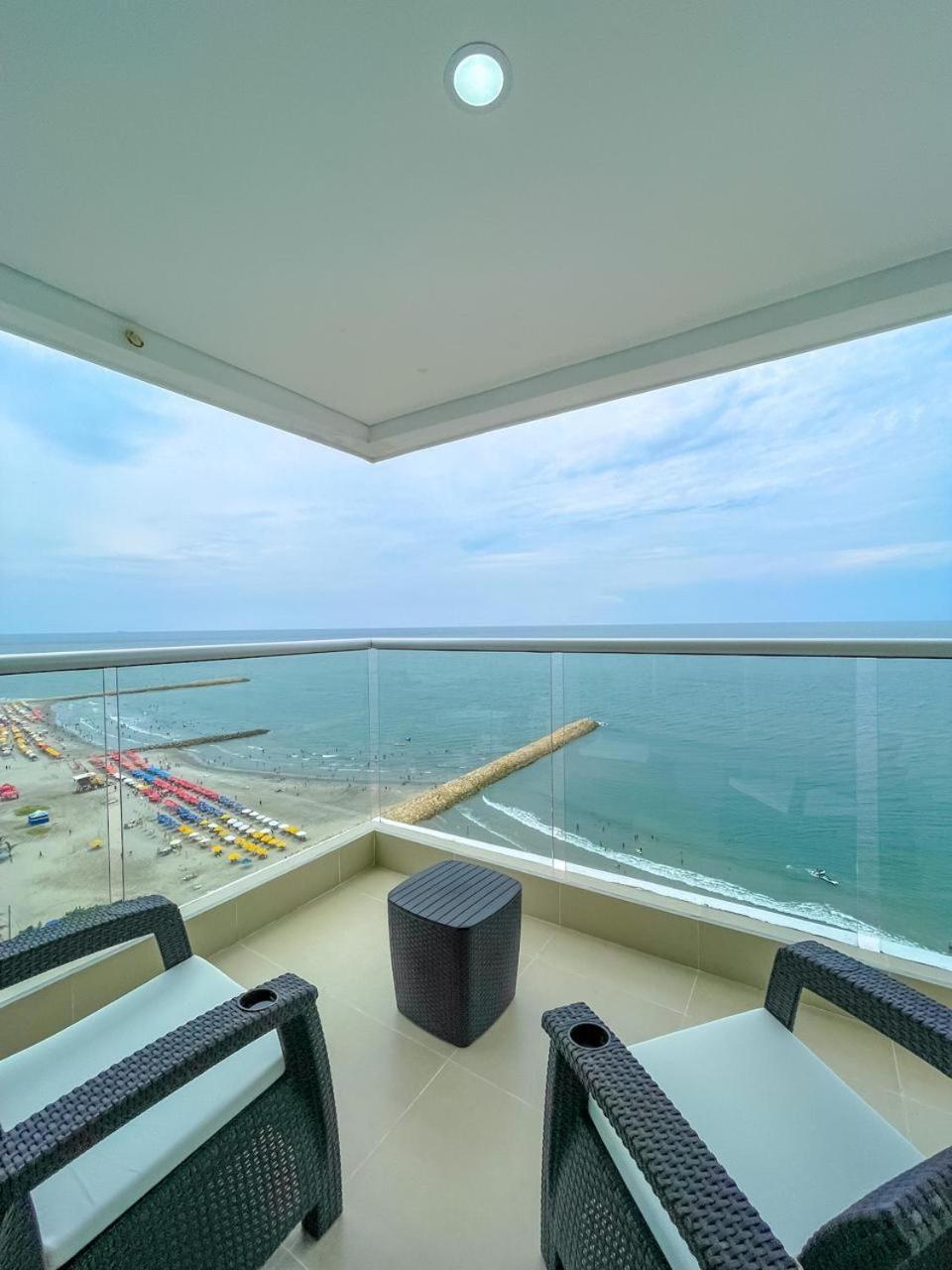 2p1-al De 2 Alcobas Frente Al Mar Con Aire Acondicionado Y Wifi Apartment Cartagena