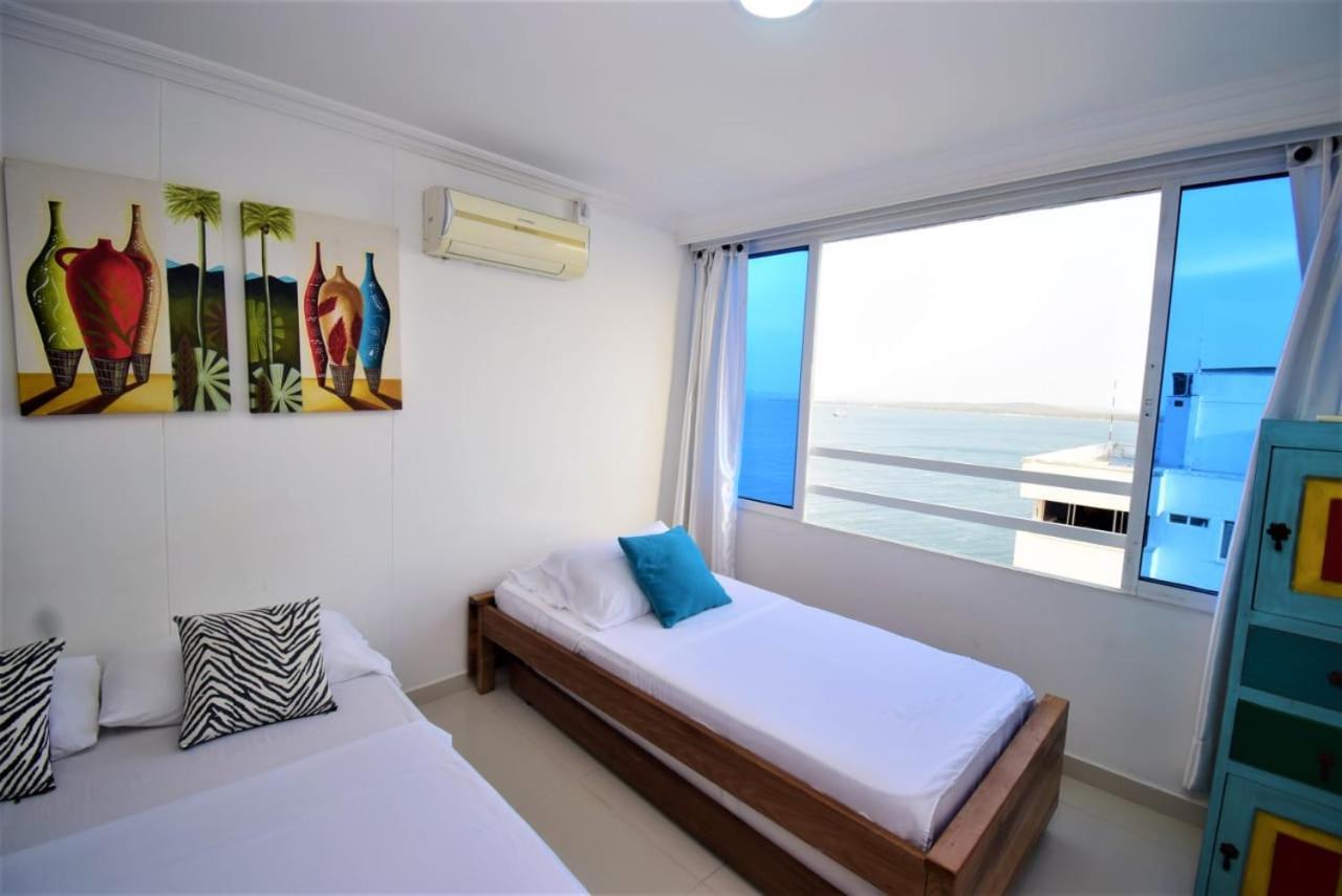Oceanfront Conquistador Vista Al Mar Apartamento Cartagena