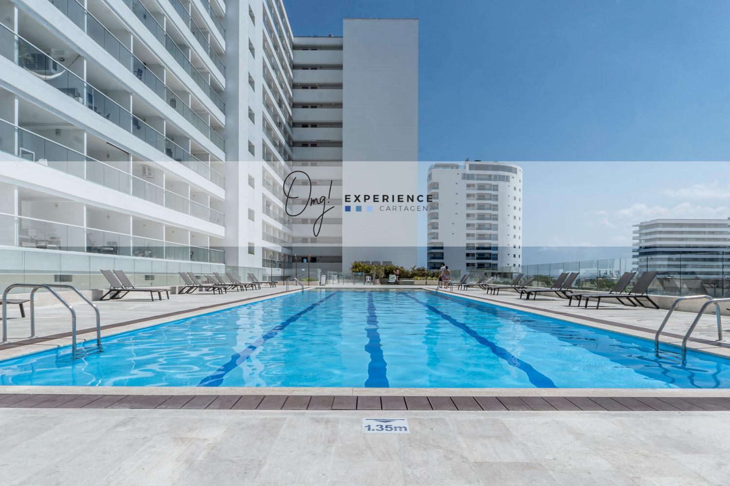 Apartamento Cb1403 Moderna En Zona Norte Vista Al Mar