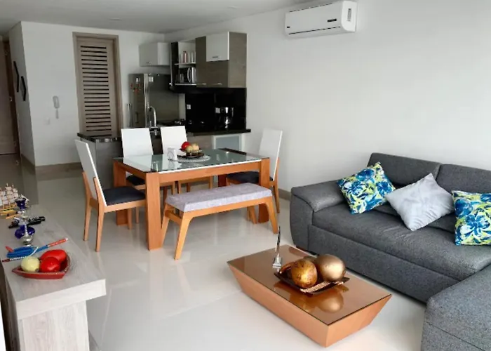 Apartamento con Vista al Mar en Bocagrande Cartagena