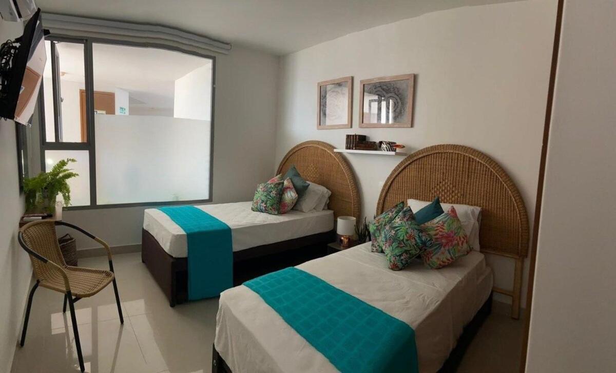 The Tropical And Chic Flat At 20b2 * Cartagena