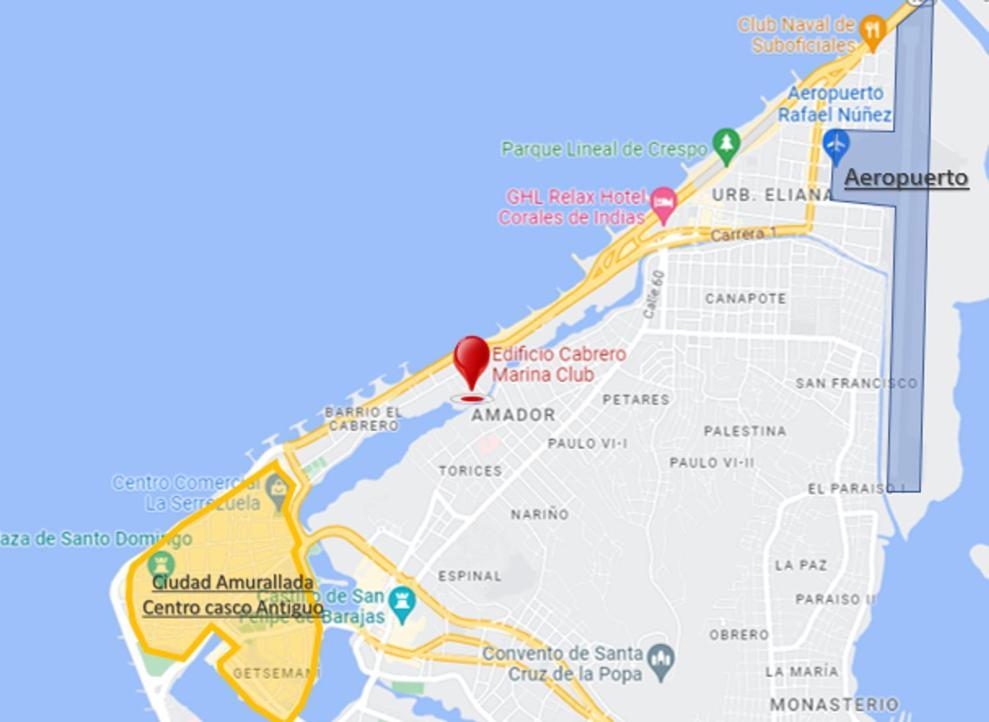 Espectacular Apartamento Piso Alto Con Excelente Vista Al Mar Y A La Ciudad Amurallada Cartagena