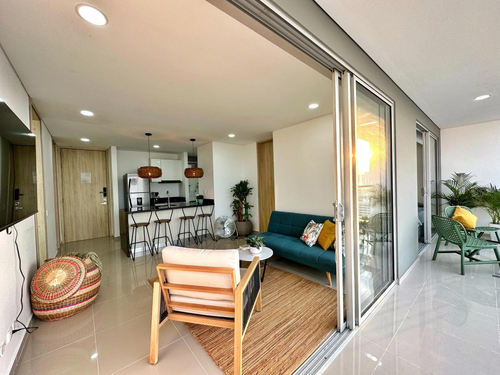 Espectacular Apartamento Piso Alto Con Excelente Vista Al Mar Y A La Ciudad Amurallada Apartamento