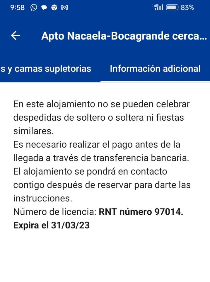 Apartamento Apto Nacaela-bocagrande Cerca A La Playa Cartagena