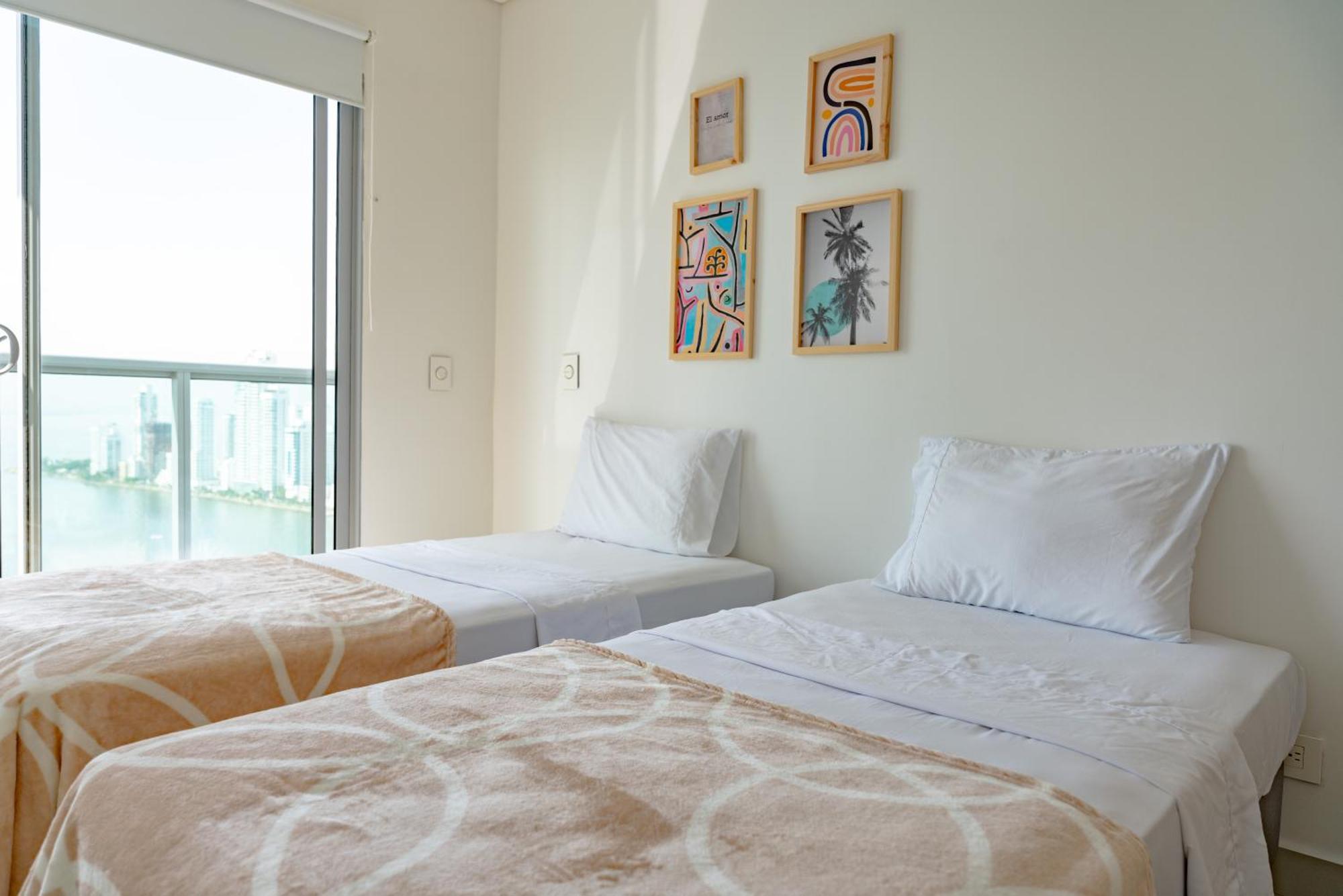 Apartment 3bd Condo-amazing View-modern Apt-luxury Building Cartagena