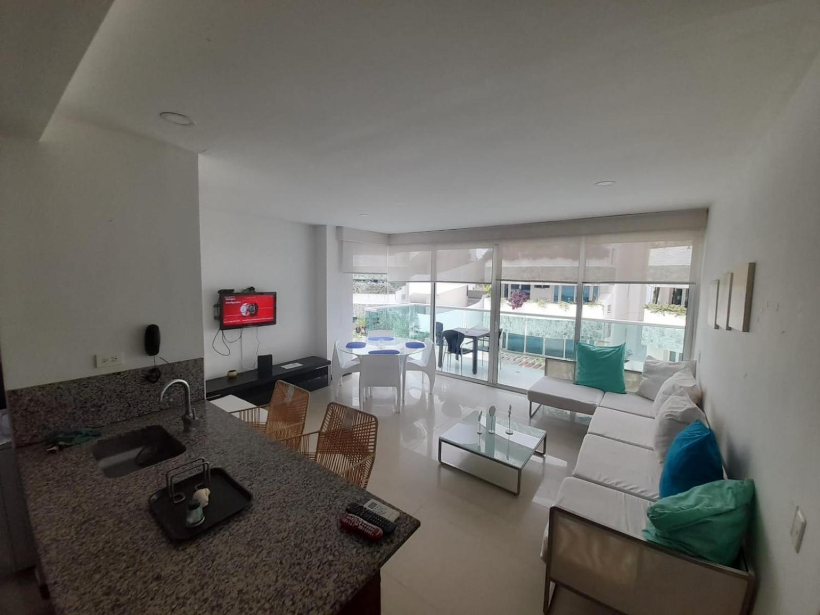 Apartamento Edificio Morros 922 Con Acceso Directo A Playa 3 Alcobas Cartagena