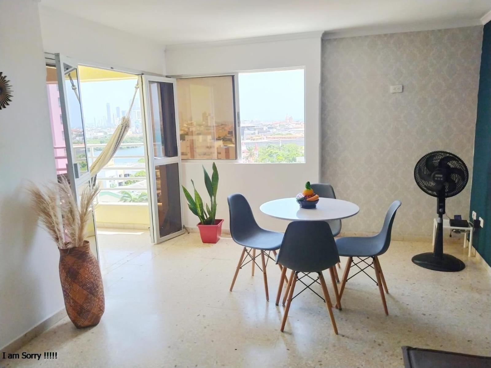 Apto Con Vista Al Mar Piso 11- Cartagena