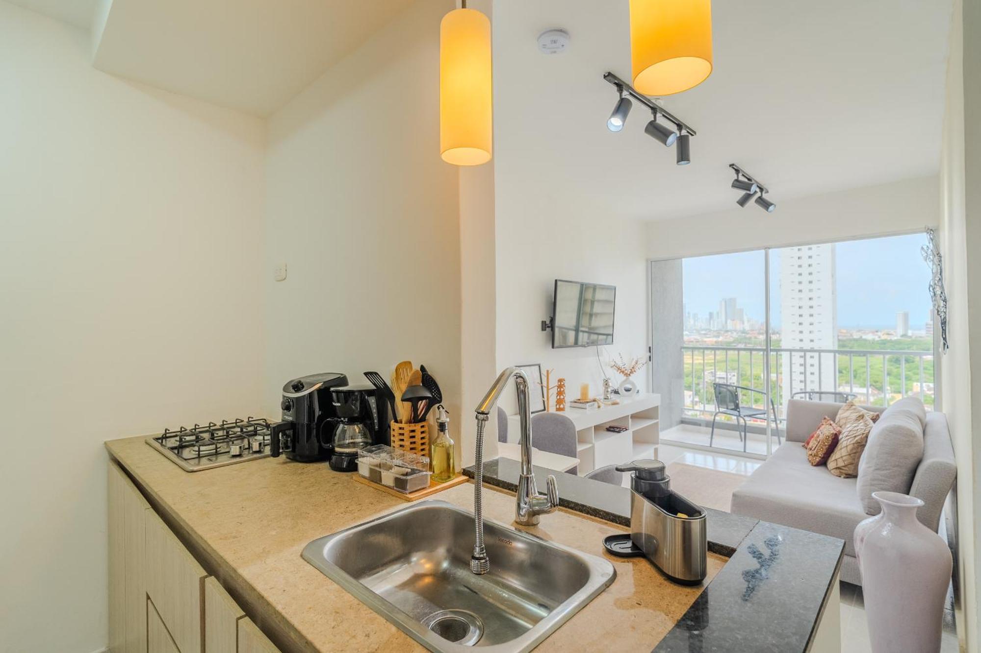 Apartamento De 3 En Cerca A La Playa