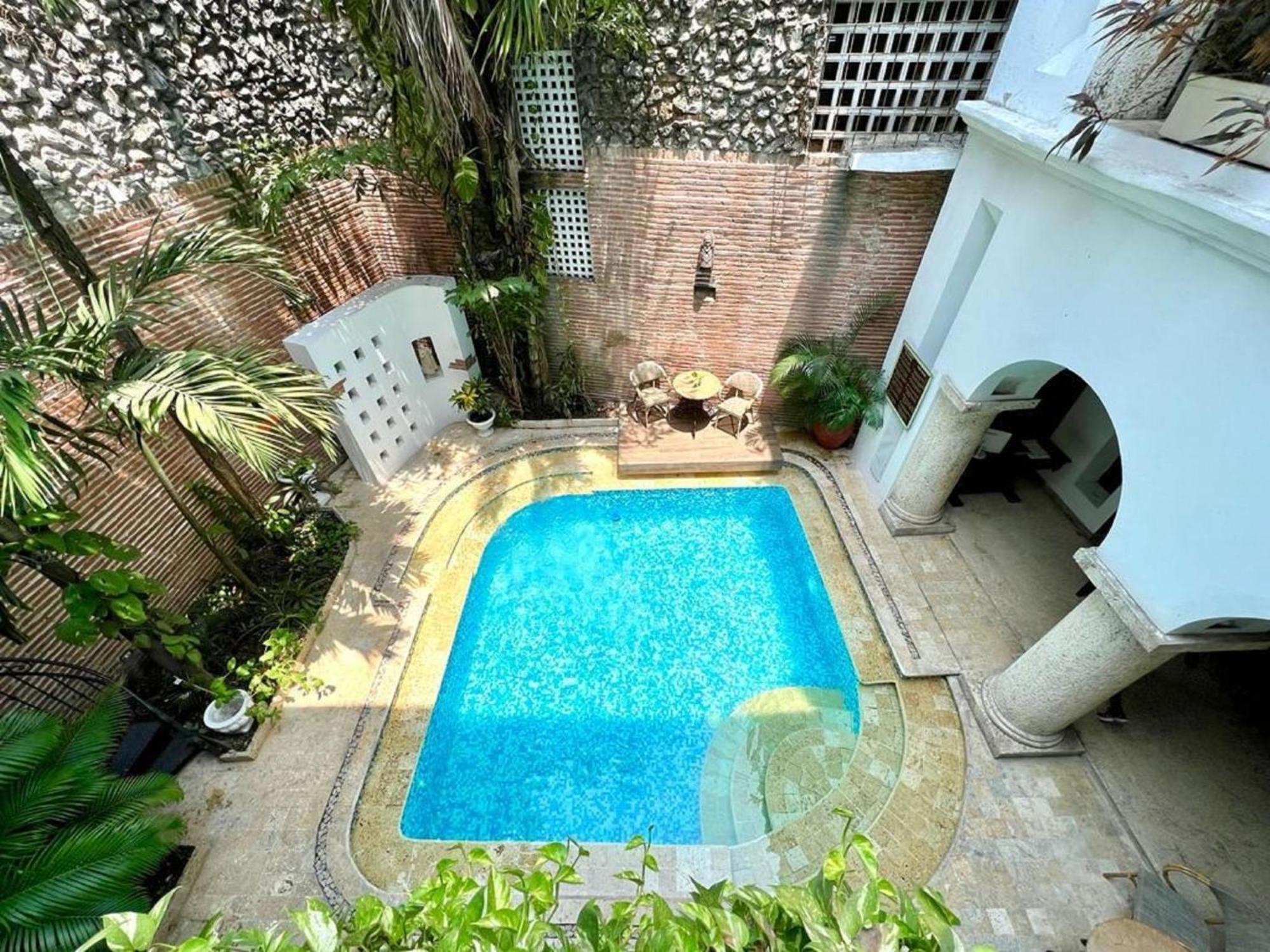 Сasa de vacaciones 8aps-4 Luxury House In The Historic Center With Pool Air Conditioning And Wifi Cartagena