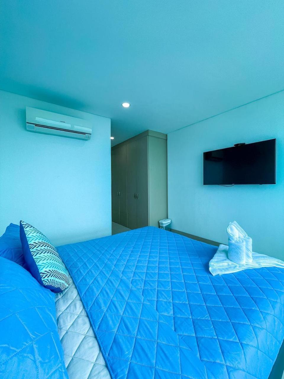 2p1-al De 2 Alcobas Frente Al Mar Con Aire Acondicionado Y Wifi Apartamento Cartagena