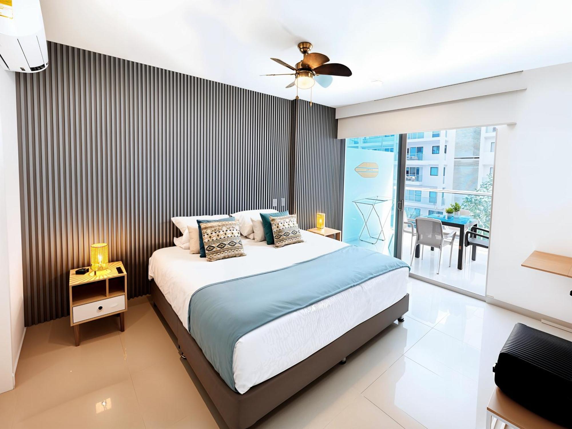 Morros Ultra 5 Star - King Bed Front - Fast Wifi 500mbps Cartagena