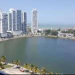 Cartagena Aparta-Estudio De Lujo Piso 12 Frente A La Playa