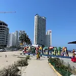 Front Beach Apartment Close To The Cartagena Letters