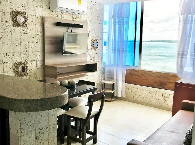 cómodo aparta-estudio con vista al mar- zona norte