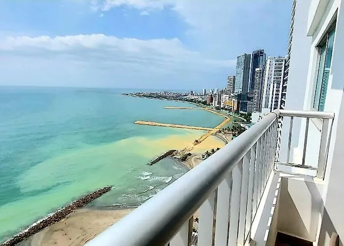 Hermoso Apartamento Vista Al Mar. Edf Palmetto 1 .
