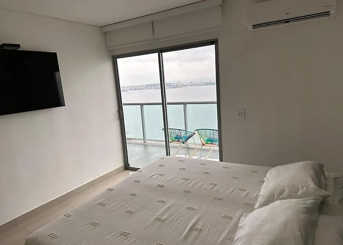 Cartagena - Hermoso Apartamento En Bocagrande Con Vista A La Bahia