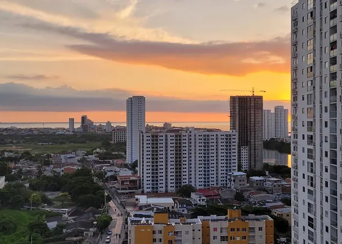 Hermoso Apartamento Cerca A Las Playas De Marbella En Cartagena
