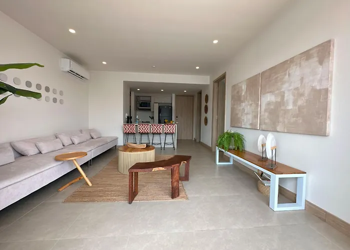 Apartamento En Cartagena Frente Al Mar Con Piscina