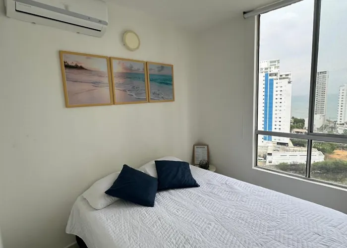 Apartamento Con Sensacional Vista Al Mar En Cartagena