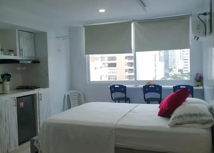 Estudio Tipo Loft Amoblado En Bocagrande Cartagena 801A