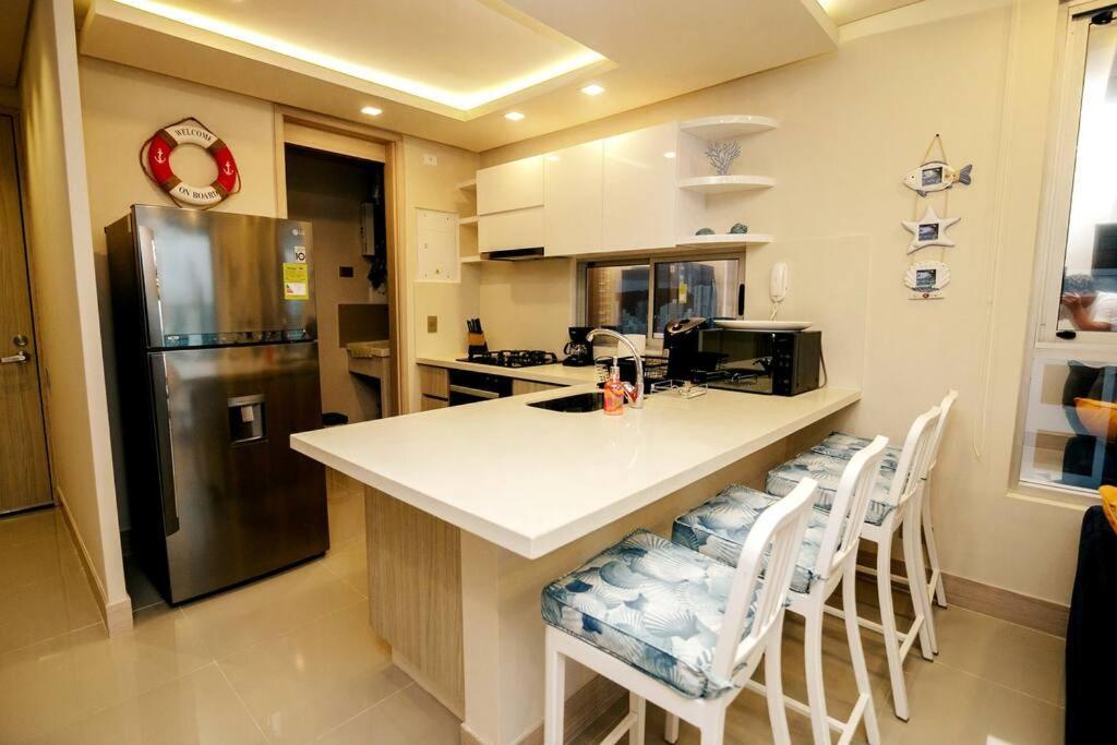 Apartamento Beautiful Beachfront Apt In Bocagrande Cartagena