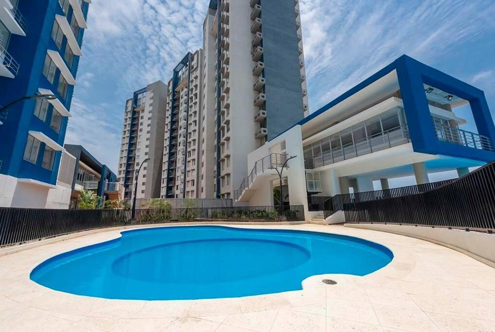 Hermoso Apartamento Con Piscina, Jacuzzi Y Sauna Dentro De Conjunto Apartamento Cartagena
