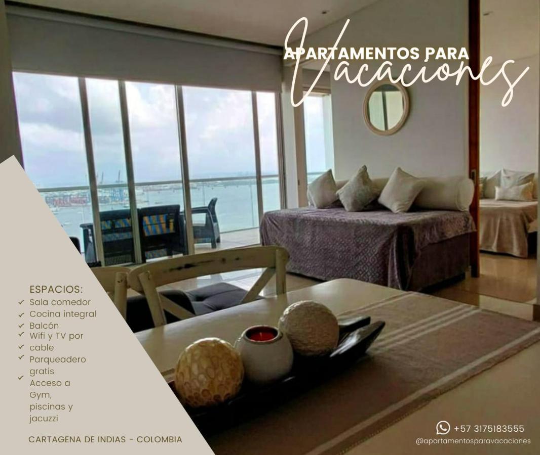 Apartamento Cozy Con Excelente Vista En Edificio De Lujo - H2 Regency Cartagena