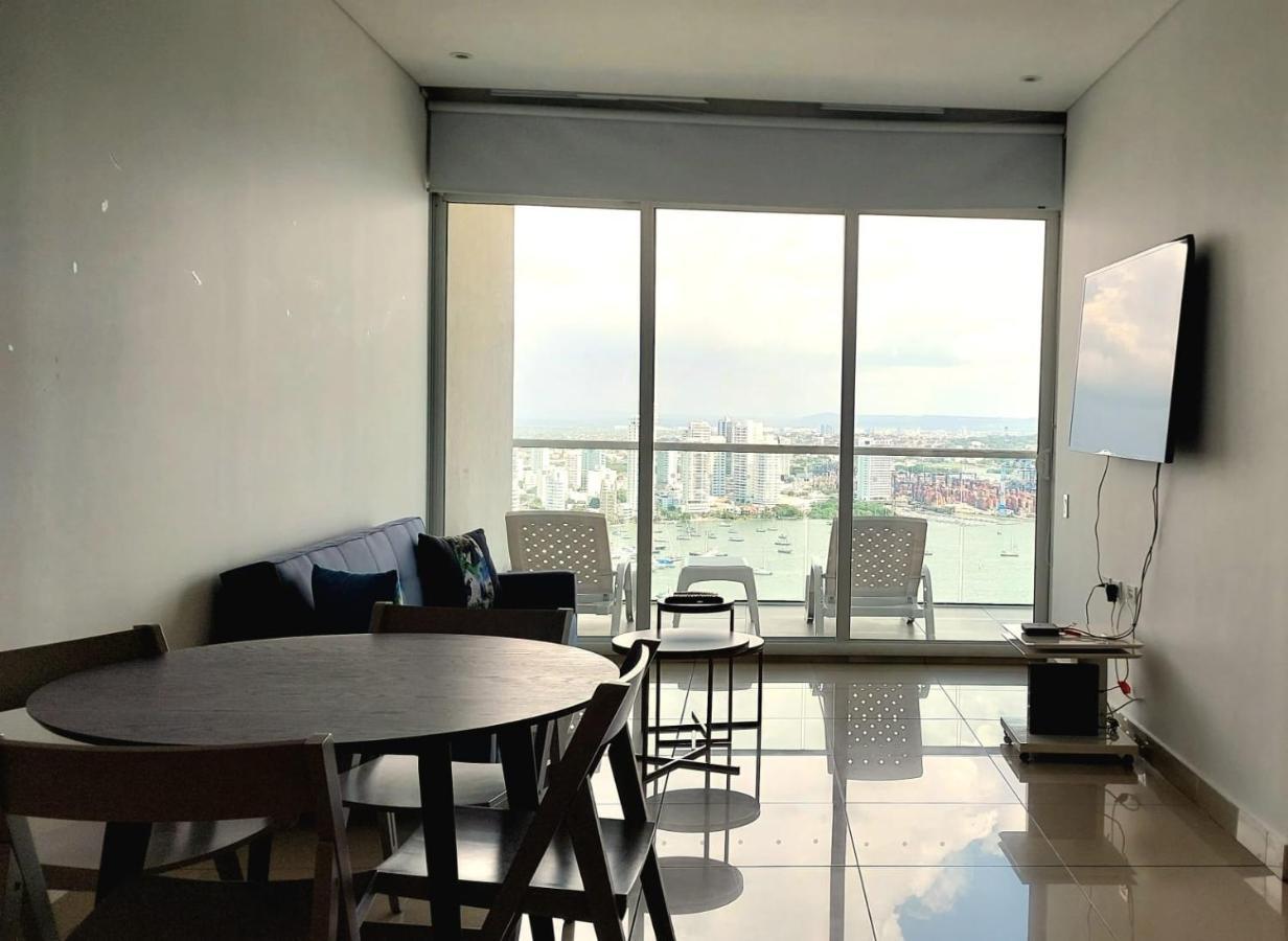 Cozy Con Excelente Vista En Edificio De Lujo - H2 Regency Apartamento Cartagena