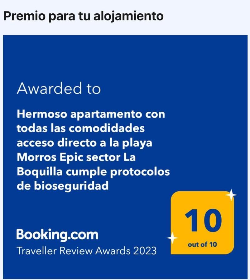 Hermoso Apartamento: Beachfront Comfort With Direct Access Cartagena