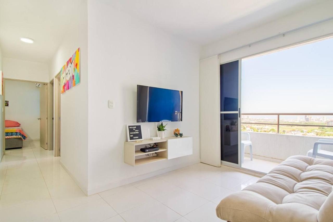 Acogedor En Piso Alto Apartamento *