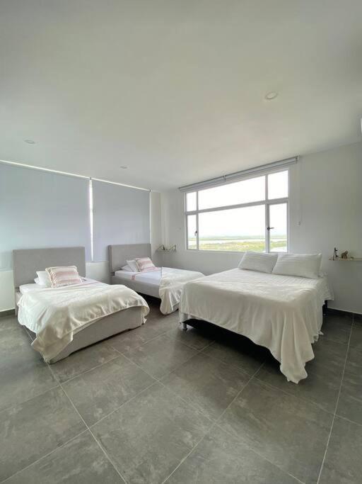 12 Personas En Morros Apto Familiar Frente Al Mar 4 Hab Playa Piscina * Cartagena